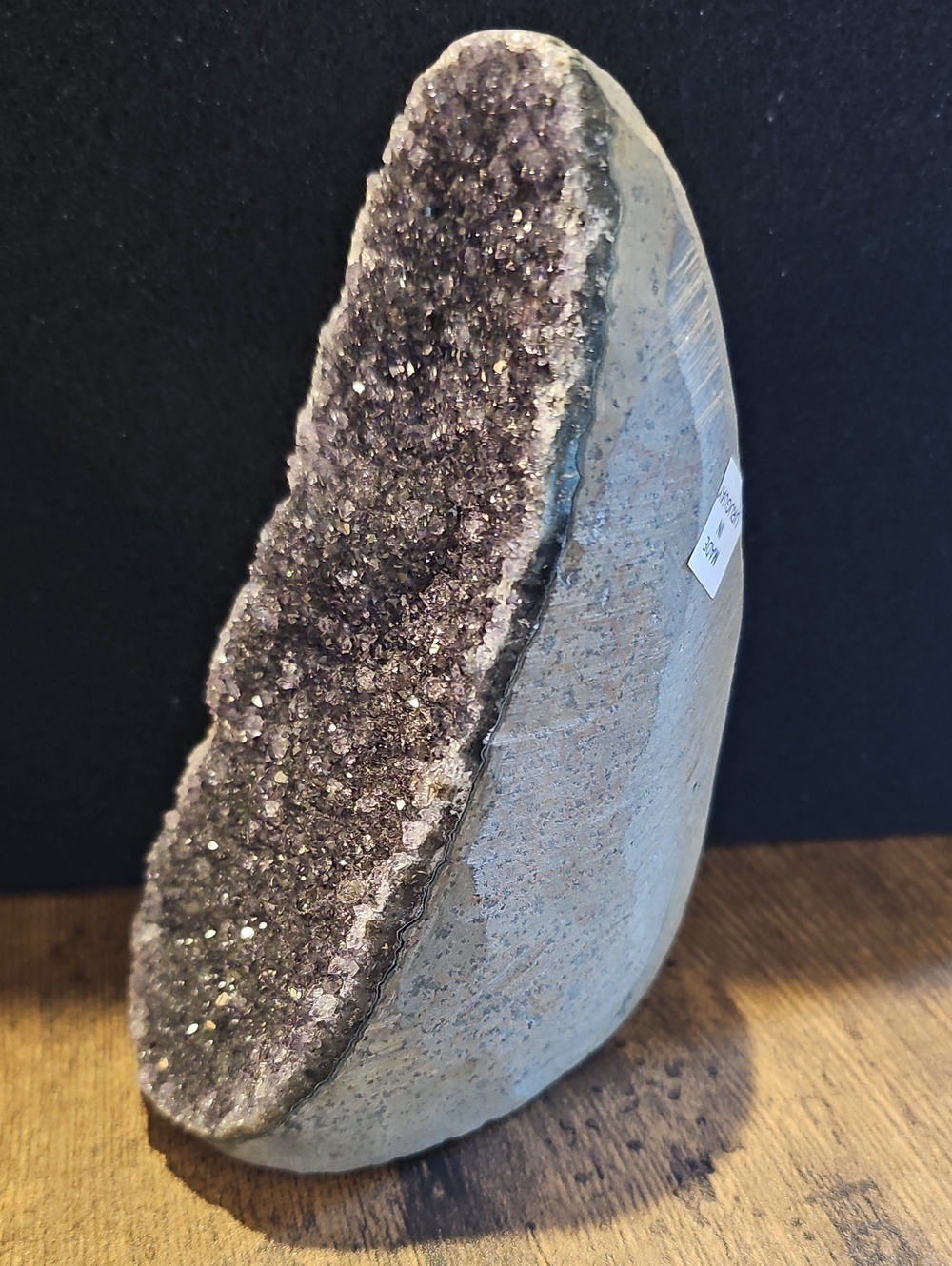 Amethyst Cutbase From Uruguay - Crystal Cluster - Purple Druzy Display - Picture 8 of 12